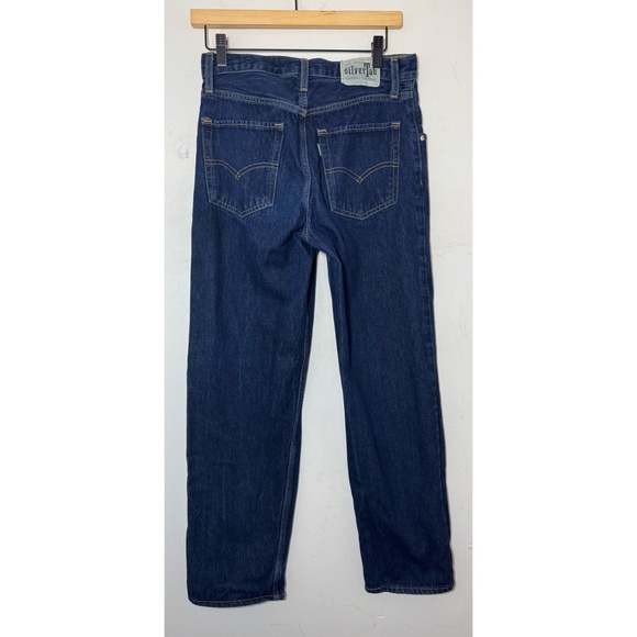 Levi’s SilverTab ’94 Baggy Jeans Women’s Size 27 Dark Wash Straight Leg Vintage - Picture 5 of 14